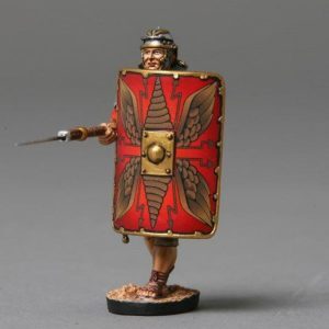 front rank legionnaire with Pilum (RED SHIELD)