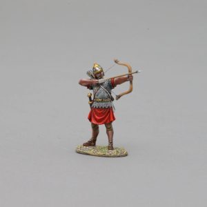 D version with silver helmet and brass ridges with chain mail neck guard