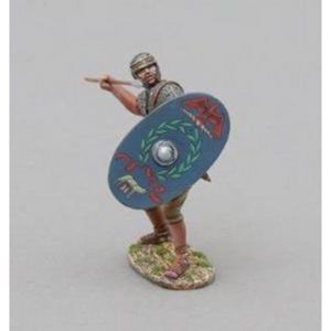 Roman Auxiliary with Spear and Blue Shield