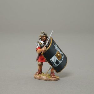 A Legionnaire blocks a thrust with his Gladius