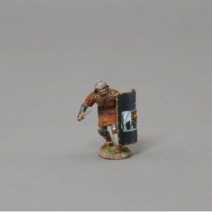 Legionnaire in Combat - 9th Legion Black Shield