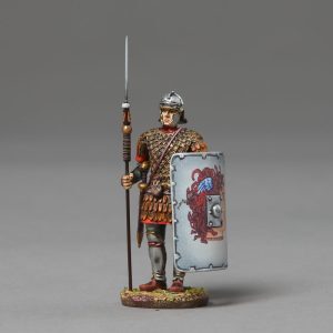 Sentries in scale armour