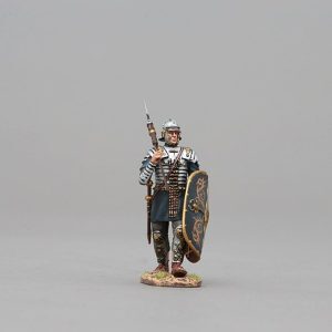 Praetorian Guardsman with Pilum over shoulder A version with painted shield design