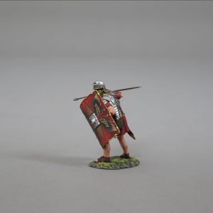 Legionnaire preparing to Lunge with Pilum