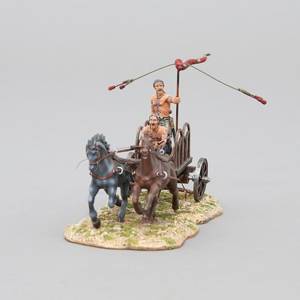 British chariot with 2 crew in a somewhat terrifying combination