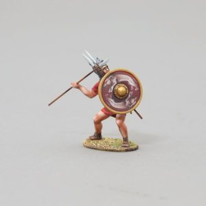 a Roman Velite preparing to take on our Carthaginian elephant