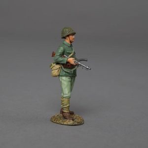 Japanese Sentry with Type 100 submachine gun (tin lid helmet)