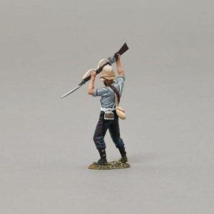 single British 24th Foot soldier figure in short sleeve order