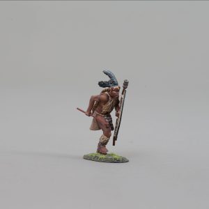 Zulu charging with Knobkerrie