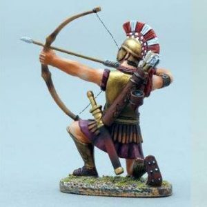Spartan archer in the kneeling position