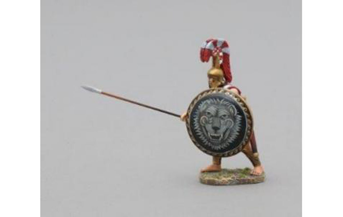Hoplite Thrusting Spear, Lion Head Shield