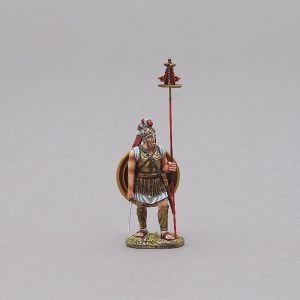 features a Spartan Standard Bearer with Lambda shield