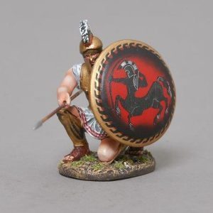 A kneeling Hoplite B version carries a shield with a Centaur on red background