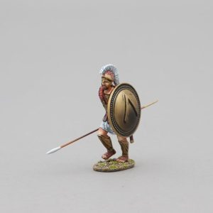 Hoplite charging into action with Lambda shield