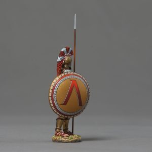 Spartan standing ready