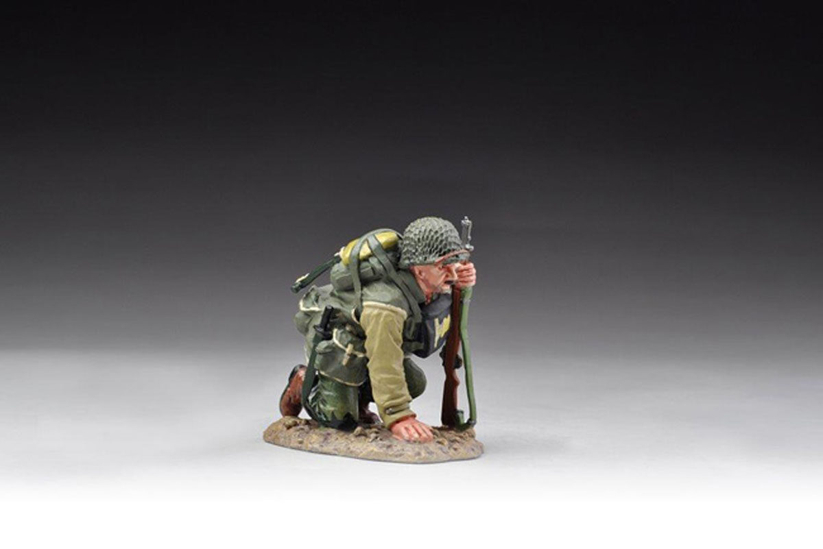 Kneeling Ranger as above but with 'Wet Look' boots and trousers