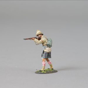 standing highlander firing Lance Corporal