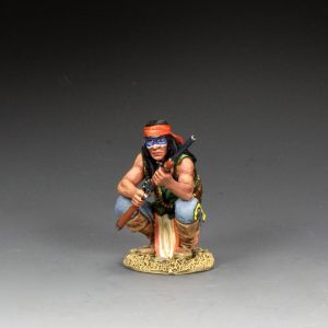 Black Knife' Crouching Apache Warrior