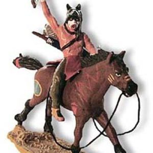 Grey Wolf on Brown Horse