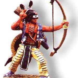 Indian with bow arrow