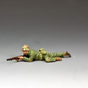 Marine Crawling Into Position