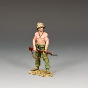 Bare-Chested Marine