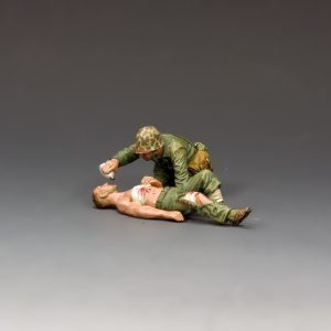 Navy Corpsman & Wounded Marine