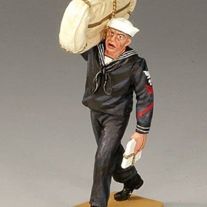 Marinaio con sacca in spalla