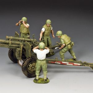 The USMC Artillery 105mm Howitzer & Crew Set