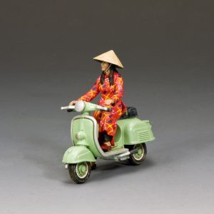 The Pale Green Vespa Girl