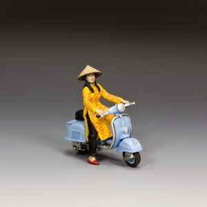 The Baby Blue Vespa Girl