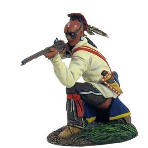 Eastern Woodland Indian Kneeling Firing No.1 - 1 Piece Set in Window Box