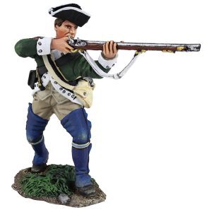 Loyalist Butler's Ranger Advancing and Firing