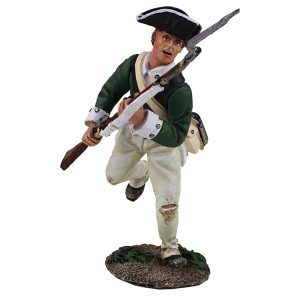 Loyalist Butler's Ranger Charging with Bayonet