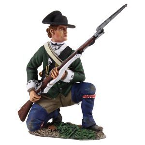 Loyalist Butler's Ranger Kneeling at Ready
