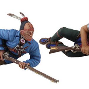 The Scouts - 2 Native Warriors Prone