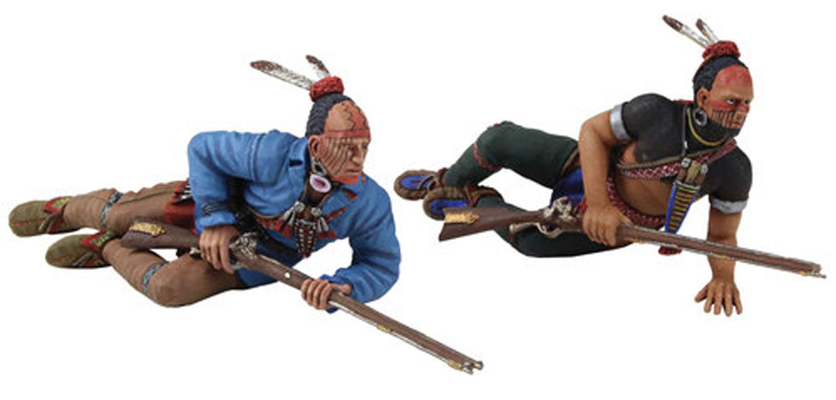 The Scouts - 2 Native Warriors Prone