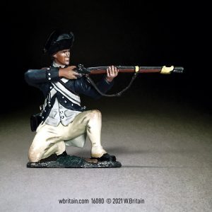 George Rogers Clark Illinois Regiment Kneeling Firing, 1782 - Single figure in box