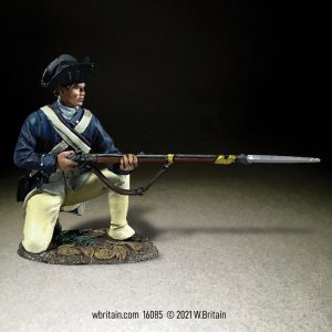 George Rogers Clark Illinois Regiment Kneeling at the Ready, 1782 - Single figure in box