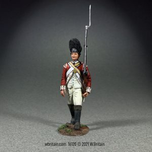 43rd Regiment of Foot Grenadier  Marching,  1780 - Single figure in box