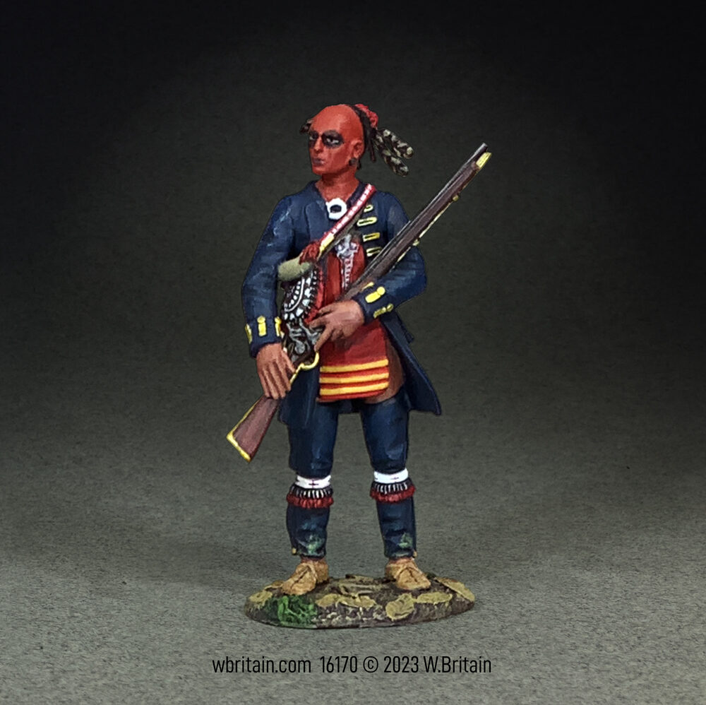 The New Trade Coat Native Warrior with European Trade Coat