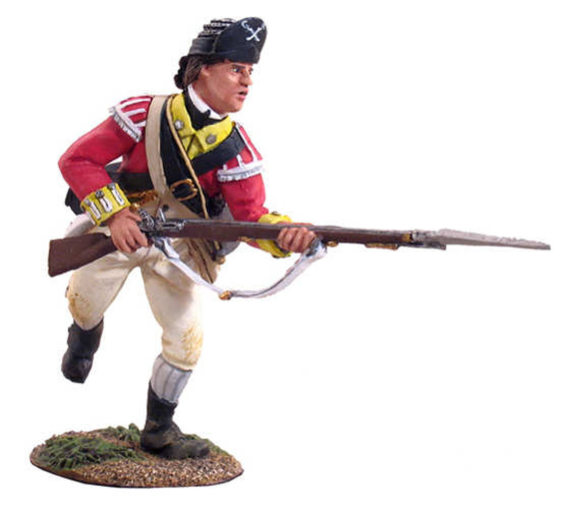 British 10th Foot Light Infantry Charging