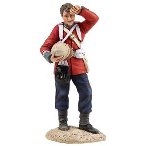 British 24th Foot Standing Wiping Brow