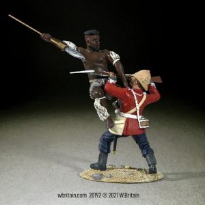 Zulu Attacking 24th Foot from High Position