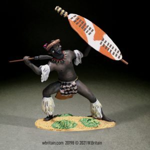 Zulu Defending with Spear uDloko Regiment