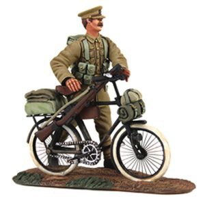 British Infantry Pushing Bicycle