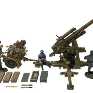 German 88mm Flak 36, Dual Purpose Gun With 3 Man Crew