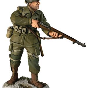 US 101st Airborne in M-43 Jacket Advancing Winter 1944-45