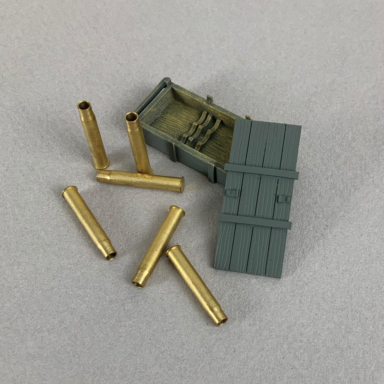 German 88mm Empty Crate and Empty Shell Casings