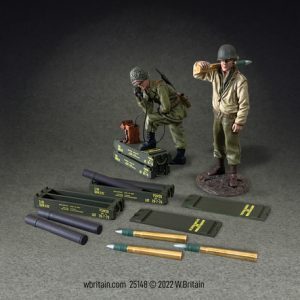 U.S. 3 Inch Anti-Tank Gun Add-on Set #1 - Nineteen piece set in box